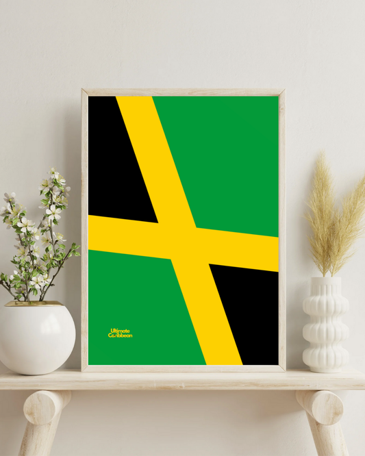 Jamaica Flag Poster Print