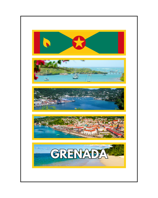 Windows of Grenada Poster Print