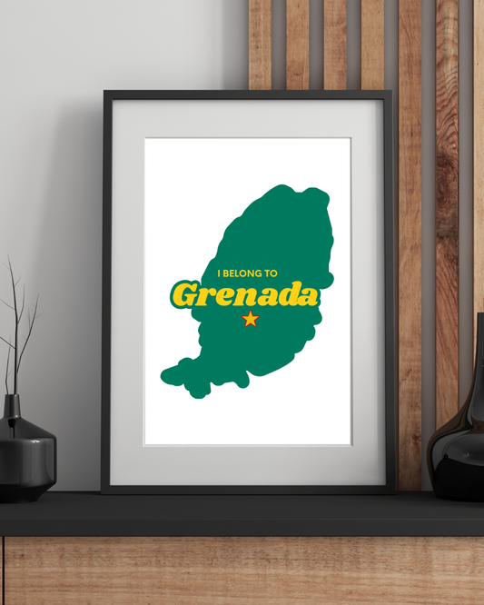 I belong to Grenada Poster Print