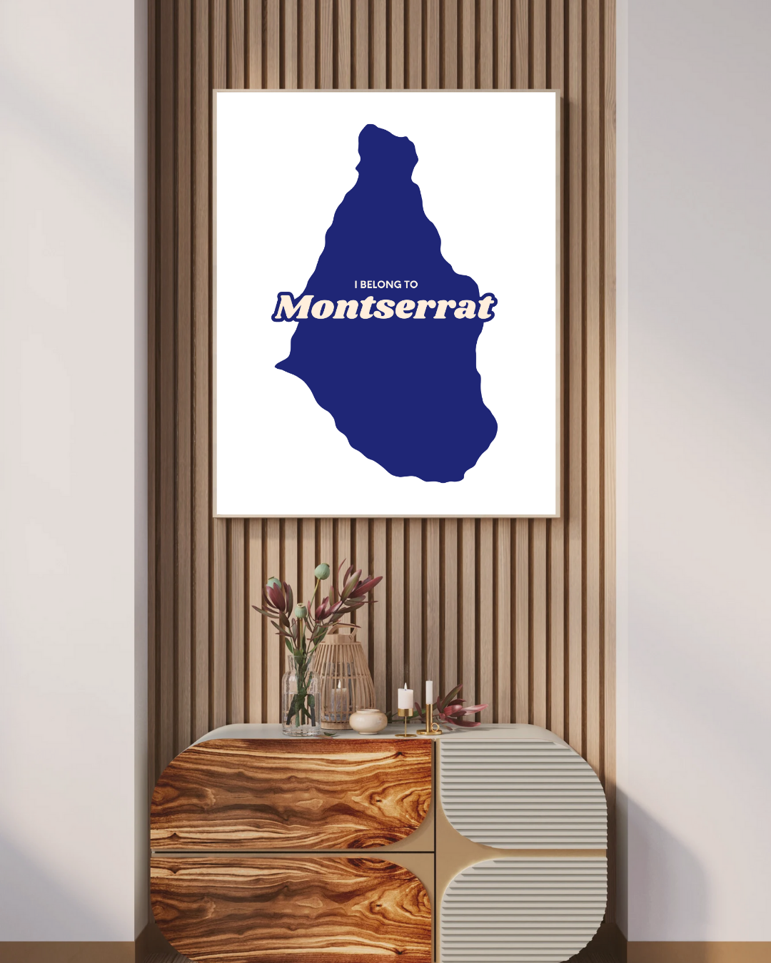I Belong To Montserrat Poster Print