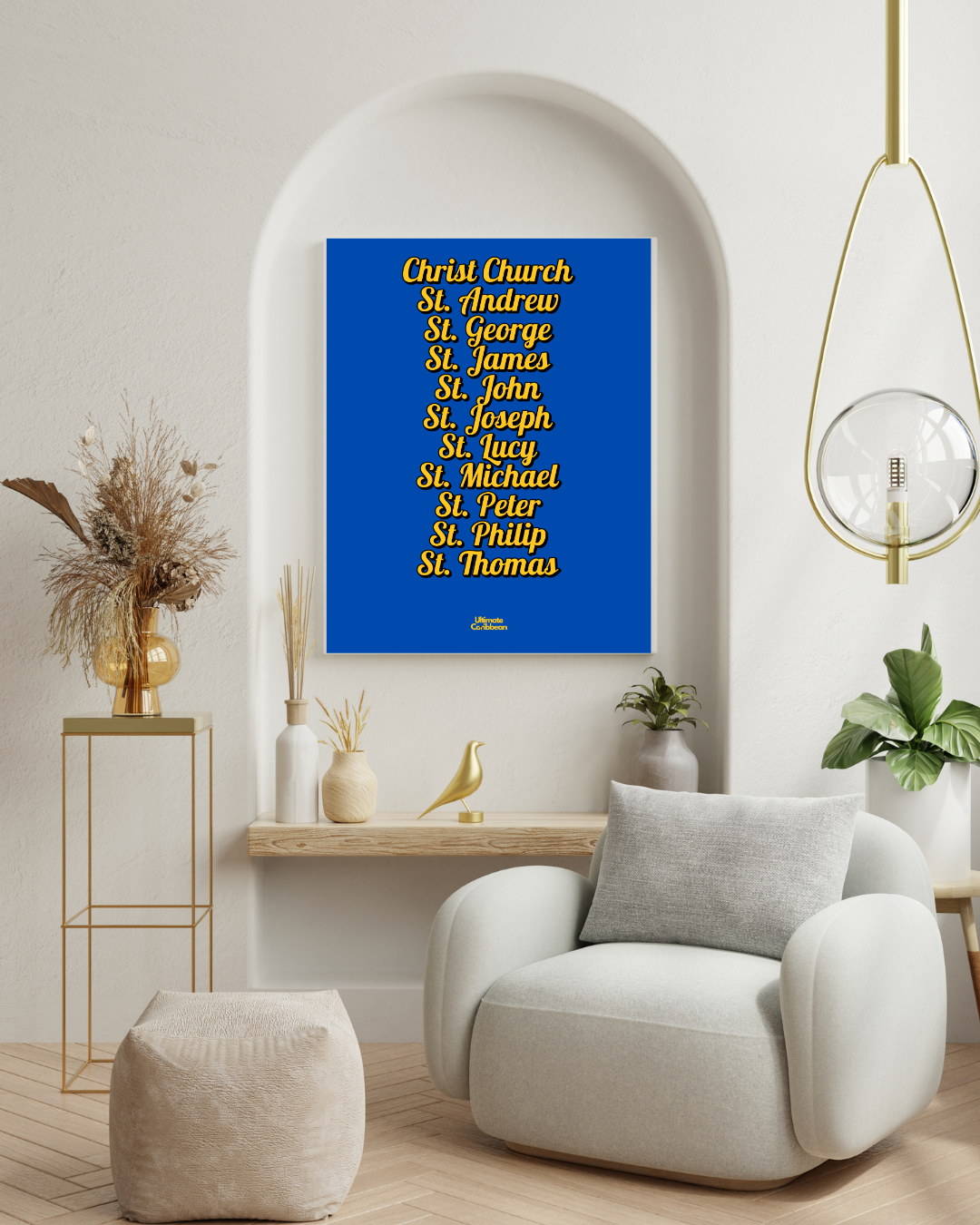 Parishes of Barbados Poster Print