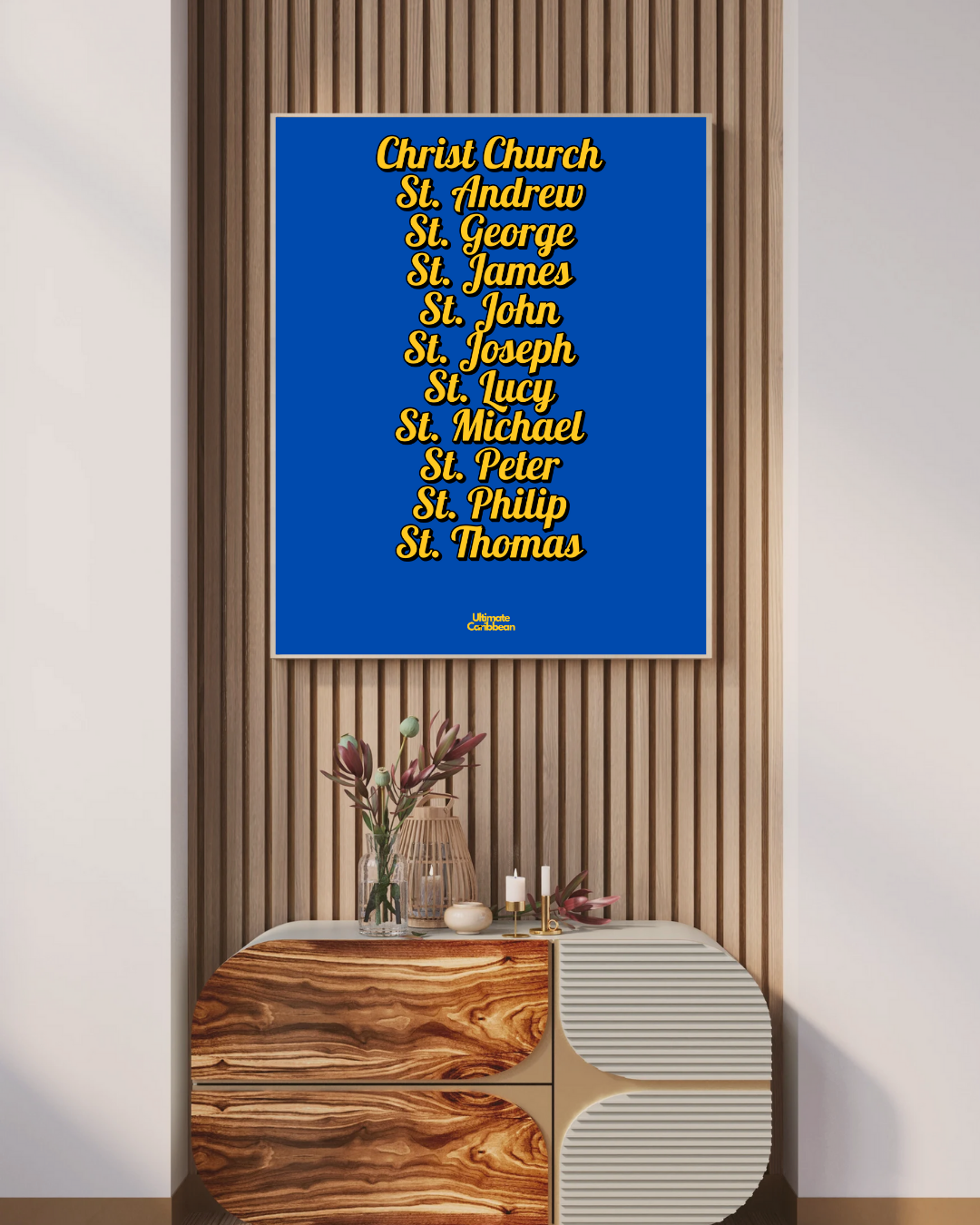 Parishes of Barbados Poster Print