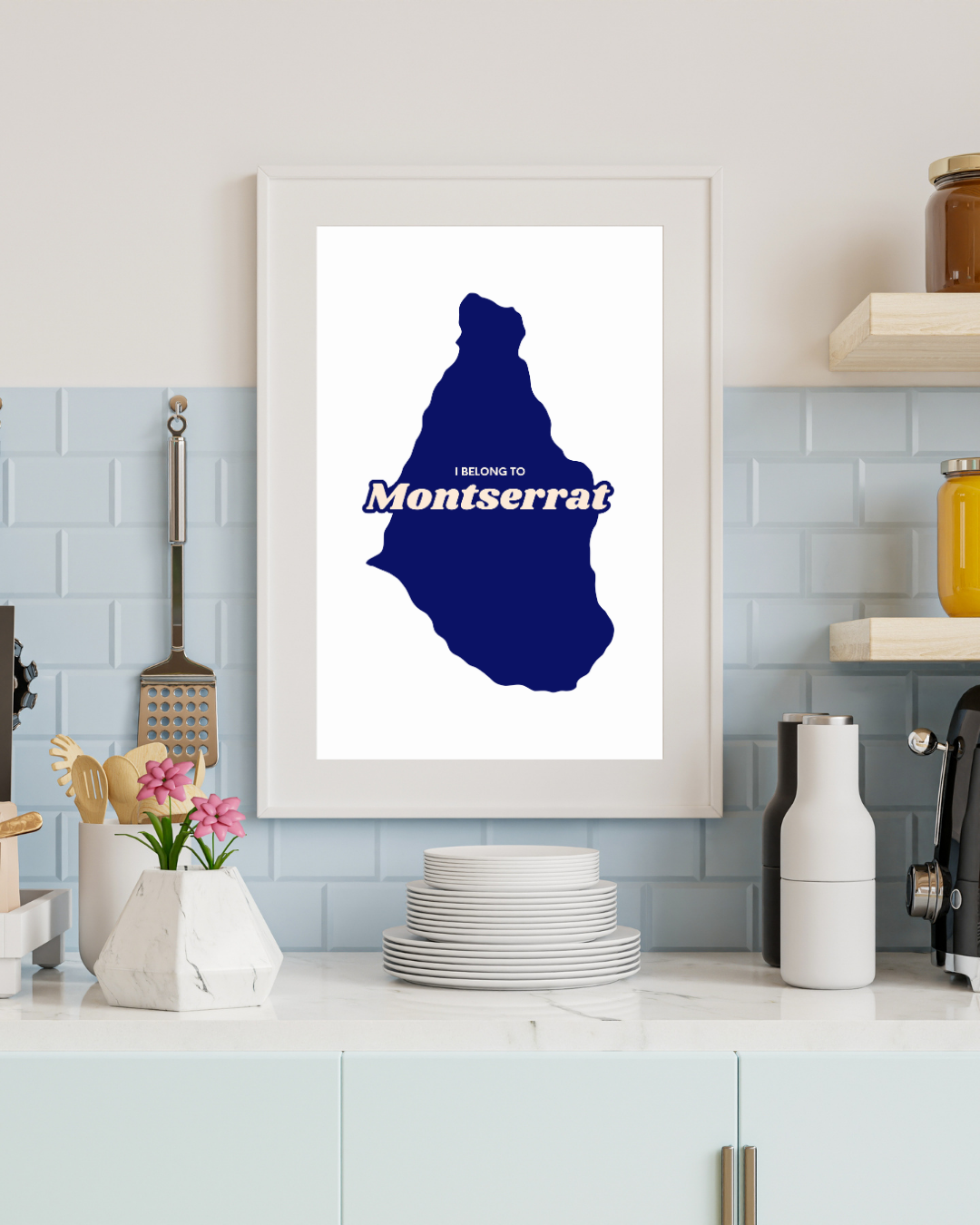 I Belong To Montserrat Poster Print