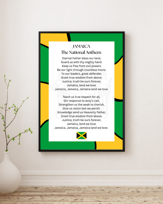 Jamaica National Anthem Poster Print