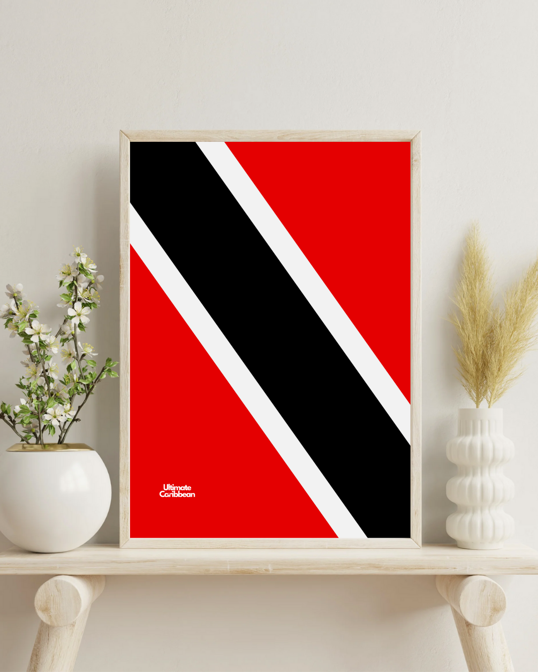 Trinidad & Tobago Flag Poster Print