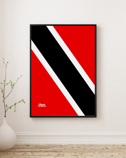 Trinidad & Tobago Flag Poster Print