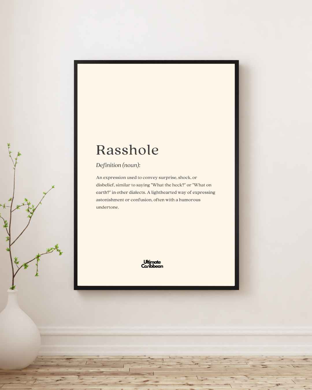 Rasshole Definition Poster Print