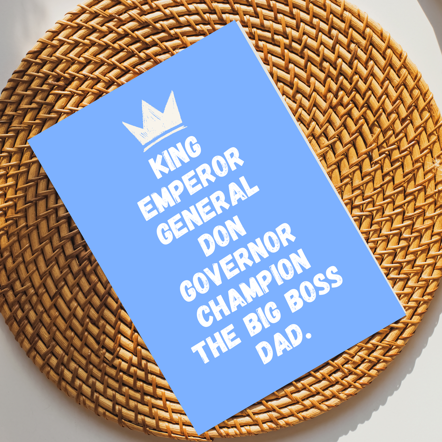 King. Don. Dad. | Caribbean Father’s Day Birthday Greeting Card