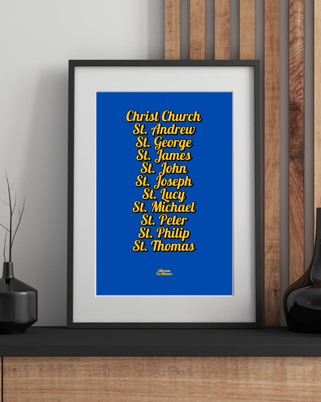 Parishes of Barbados Poster Print