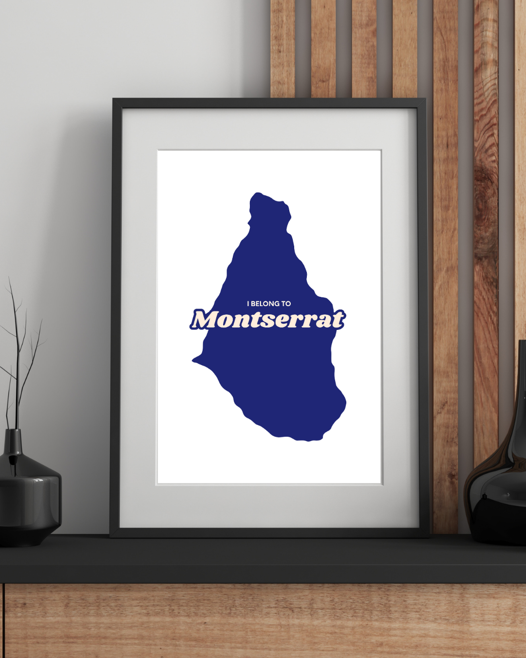 I Belong To Montserrat Poster Print