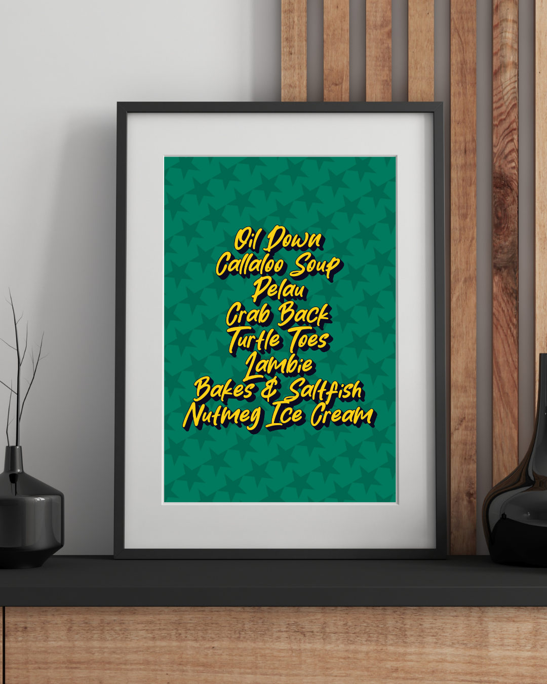 Foods of Grenada Poster Print