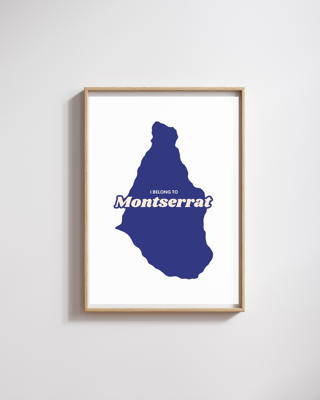 I Belong To Montserrat Poster Print