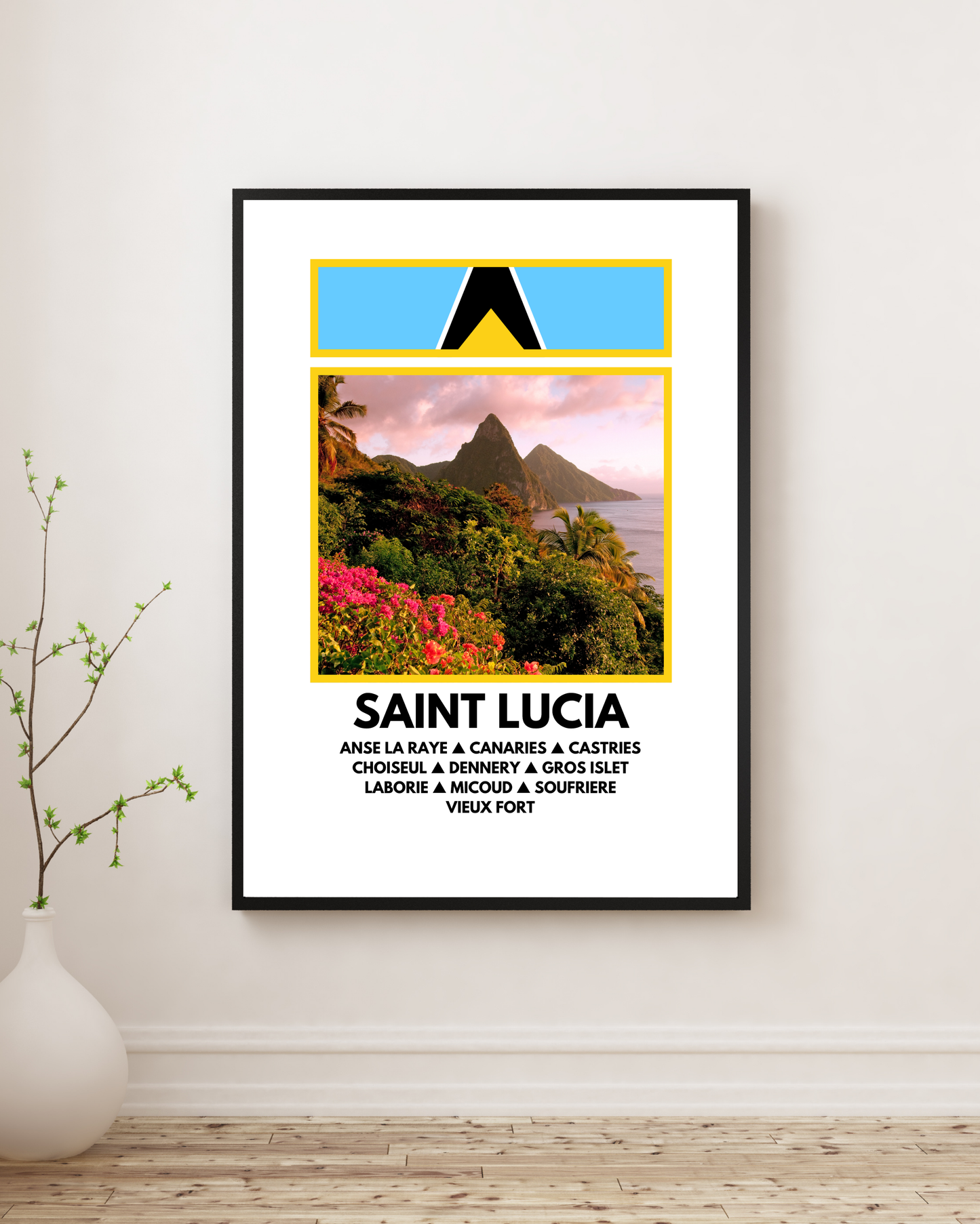 A Window into Saint Lucia Poster