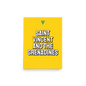 Saint Vincent and The Grenadines Bold Yellow Poster