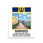 A Window into Barbados Print Poster