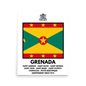 Grenada Flag and Parishes poster