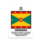 Grenada Flag and Parishes poster