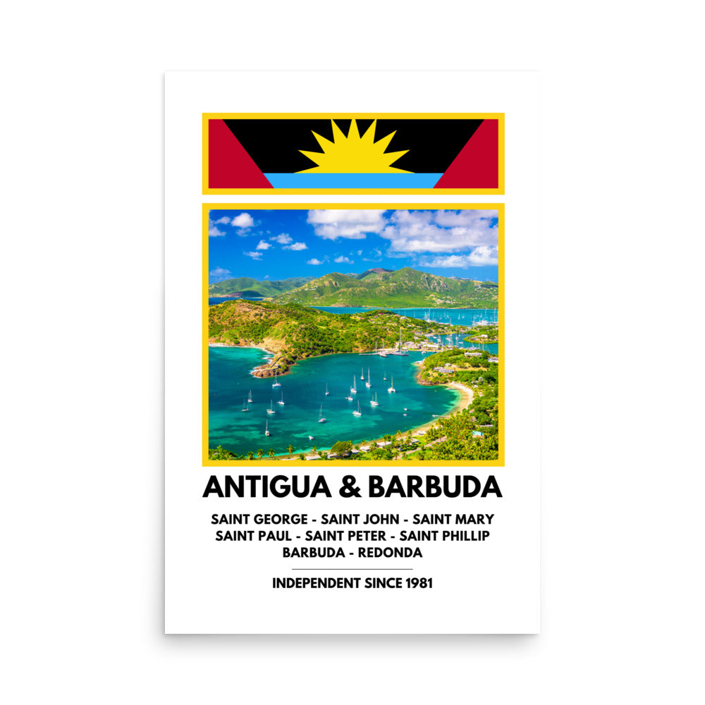 A window into Antigua & Barbuda Wall Poster