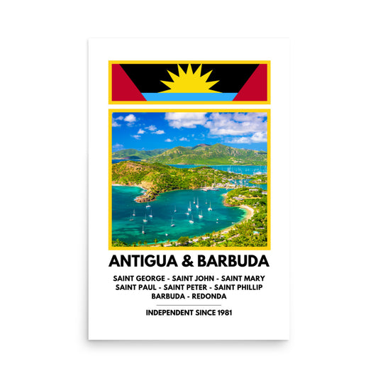 A window into Antigua & Barbuda Wall Poster