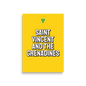 Saint Vincent and The Grenadines Bold Yellow Poster